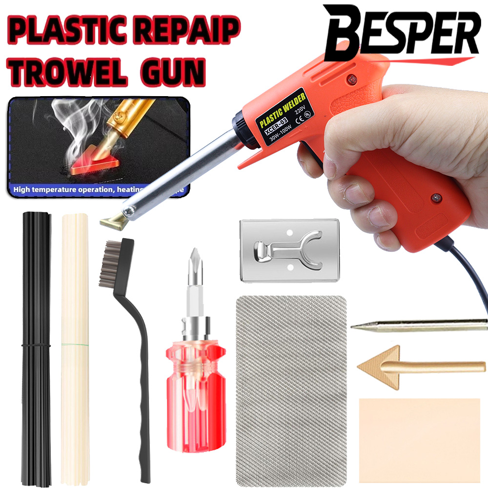 Soldering Iron Kit - Penjualan Terlaris Kit Pengelasan Plastik 2-in-1