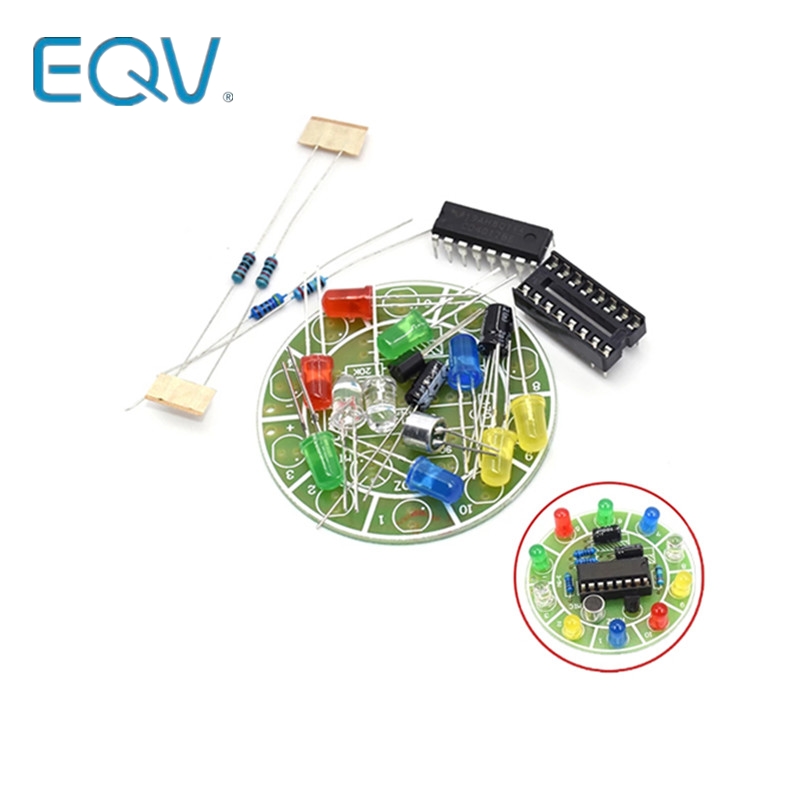 Diy Electronics News - CD4017 Warna-warni Kontrol Suara Berputar Lampu