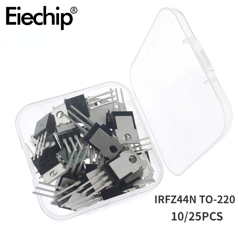 Mosfet Transistor Set - 10/25pcs IRFZ44N Mosfet asli ke-220 TO220