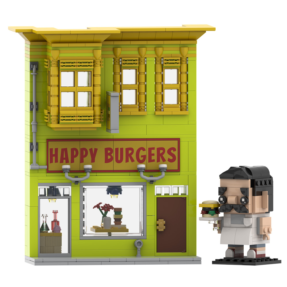 Diy Electronics Shop - Gobricks MOC Bobs Burgers Model Blok