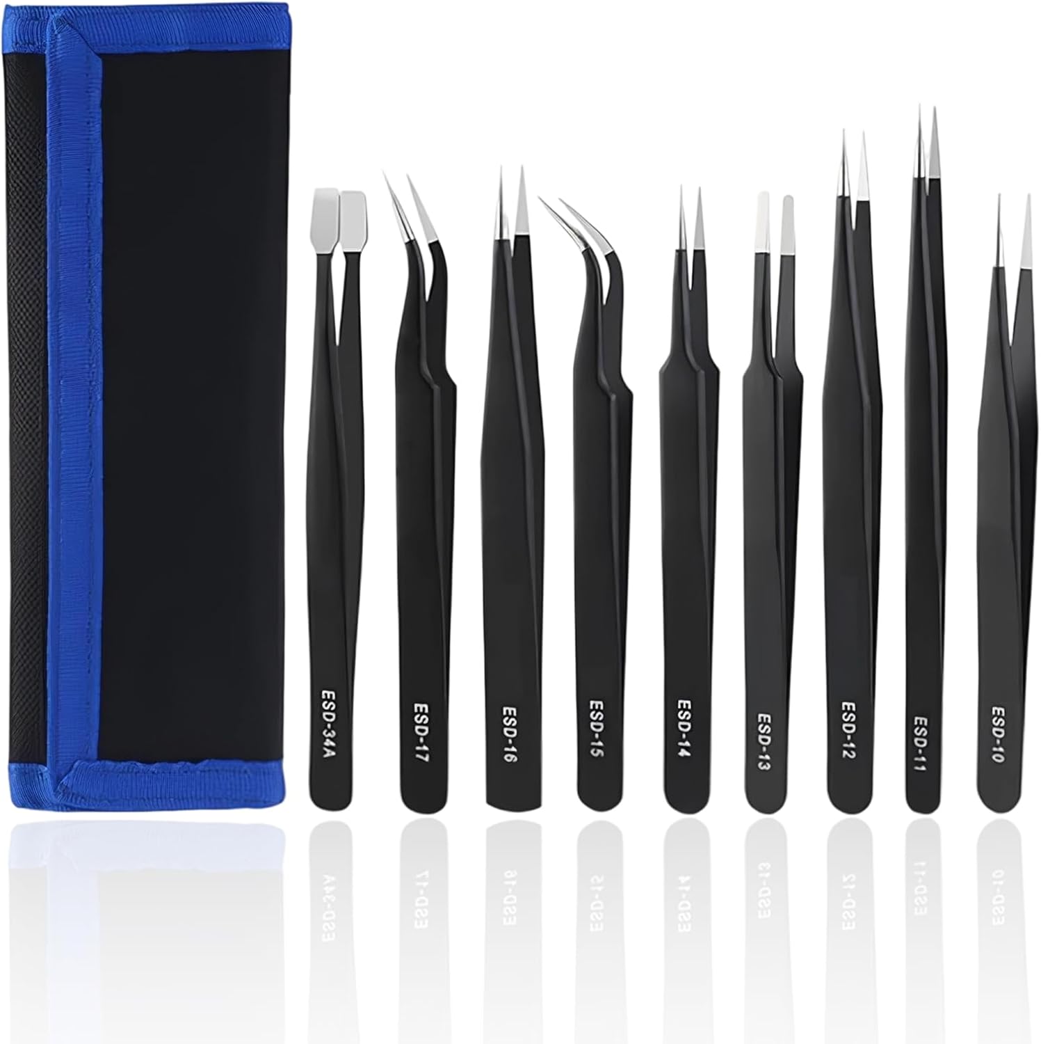 Soldering Iron Kit - Set Pinset Anti-statis Presisi 1.5MM Ujung