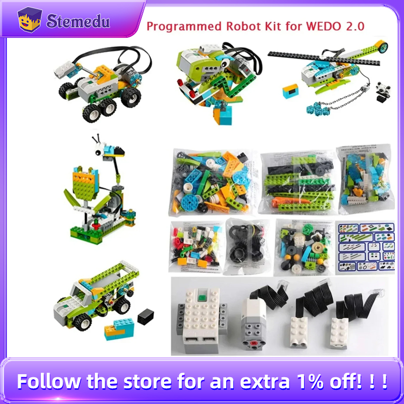 Diy Electronics For Kids - STEM We-do2.0 45300 Kit Pemrograman Inti