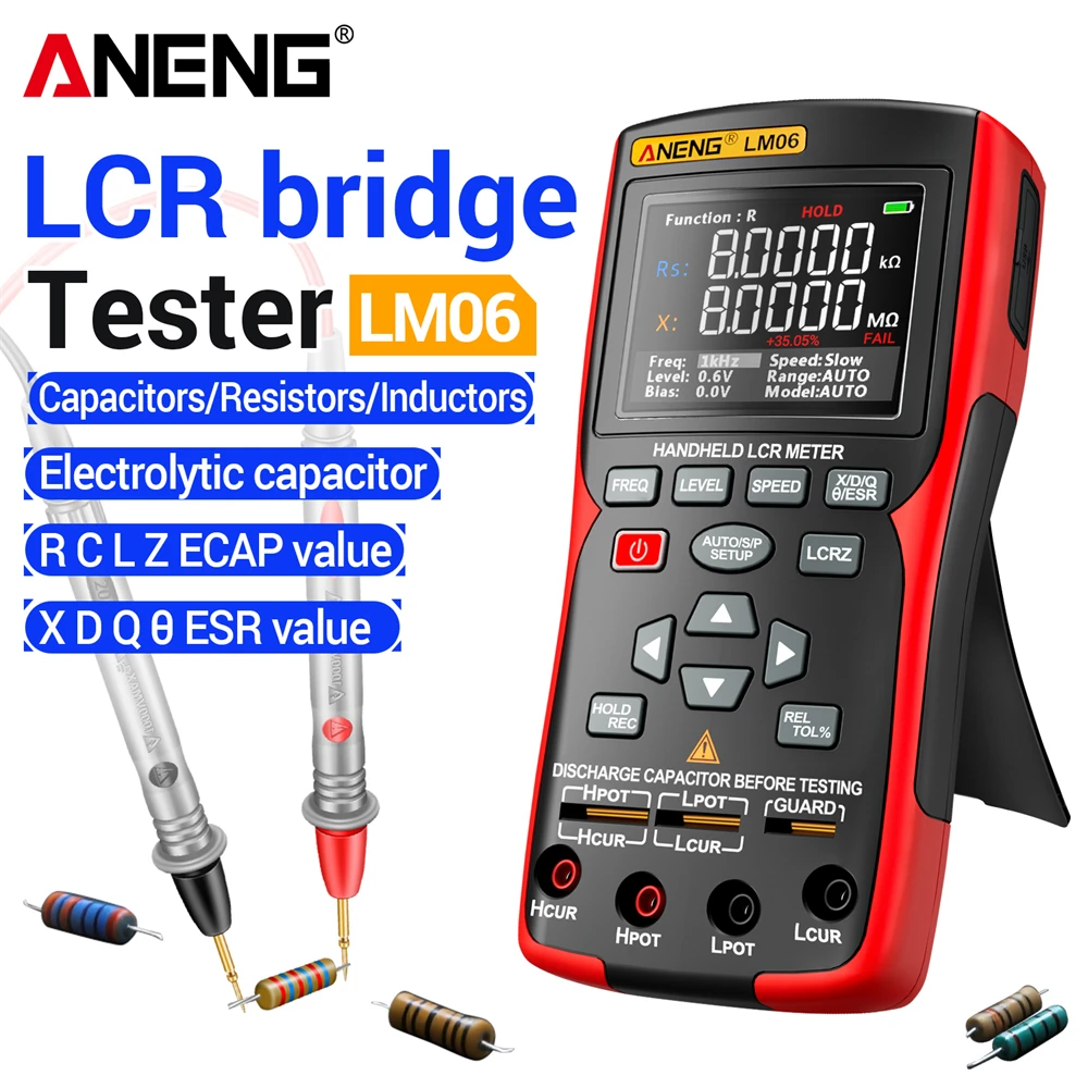 Diy Electronics Workshop - LM06 LCR Bridge Meter Elektronik ESR