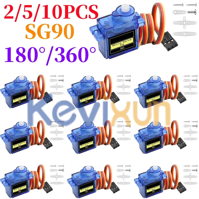 Servo Motor Sg90 - 2/5/10 Buah SG90 9G Kontrol Motor