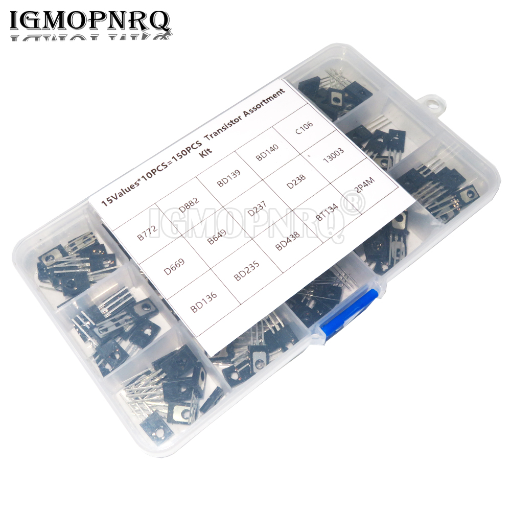 Mosfet Transistor Set - 150 buah TO-126 paket bermacam-macam Transistor