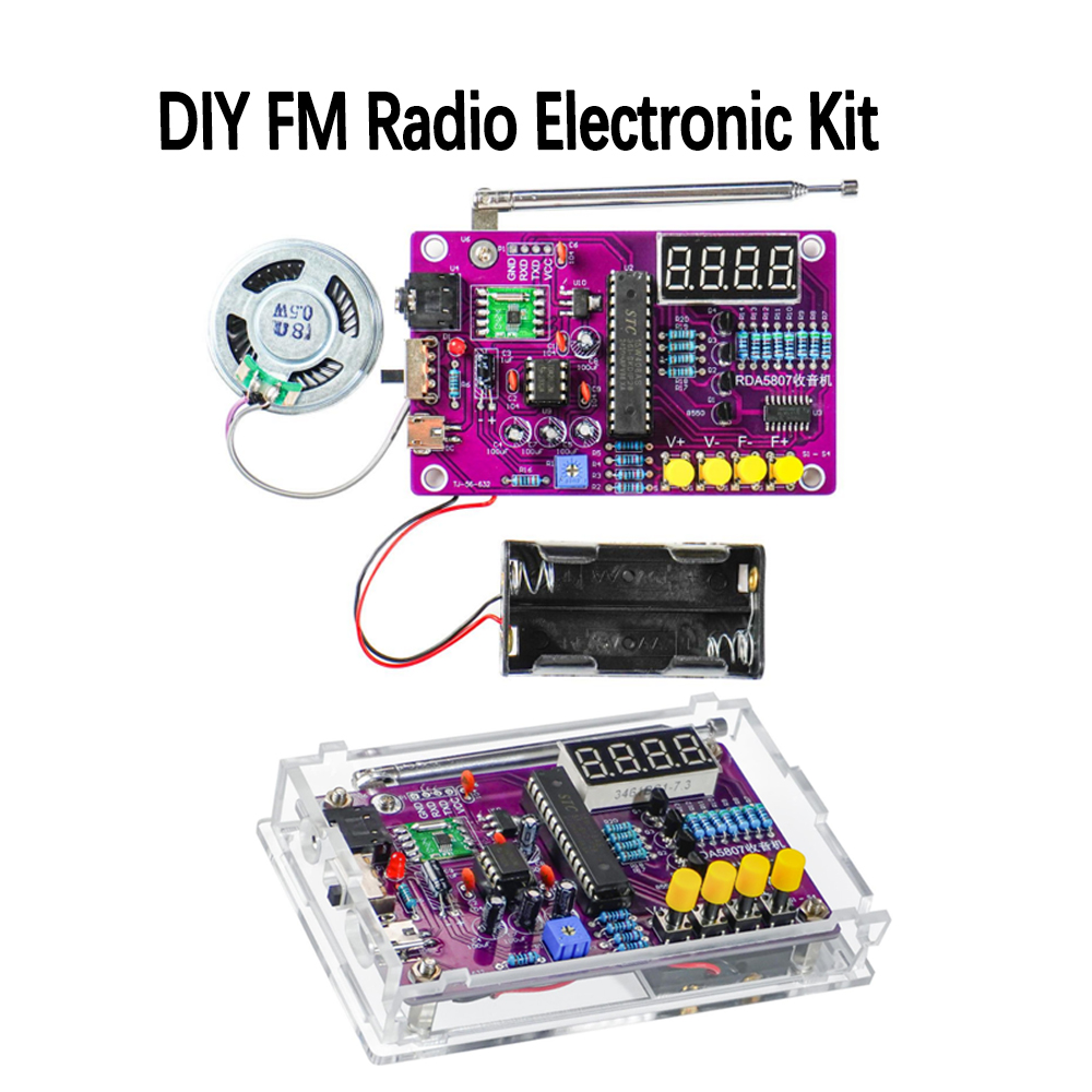 Diy Electronics Projects - Kit Elektronik Radio FM DIY 87-108MHz