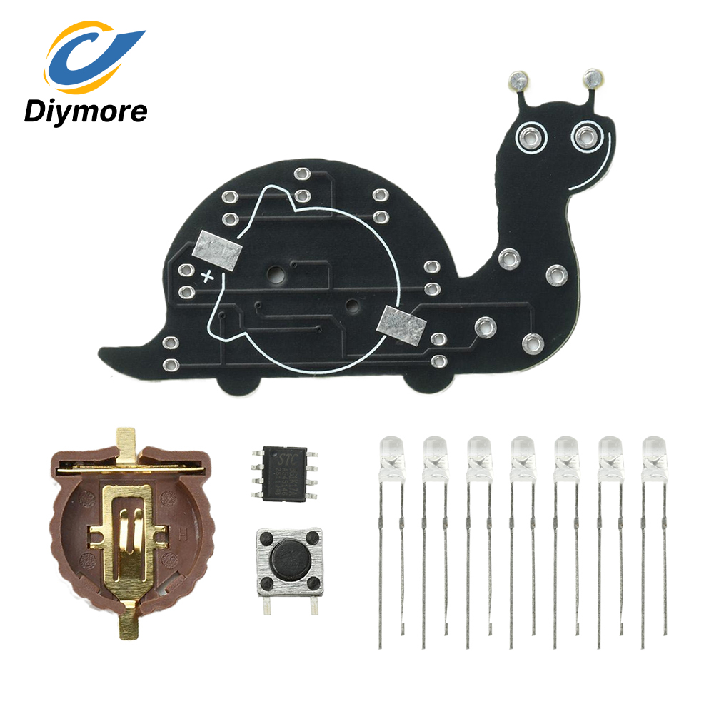 Diy Electronics Kits For Beginners - 7 Kit Praktik Penyolderan LED Hijau