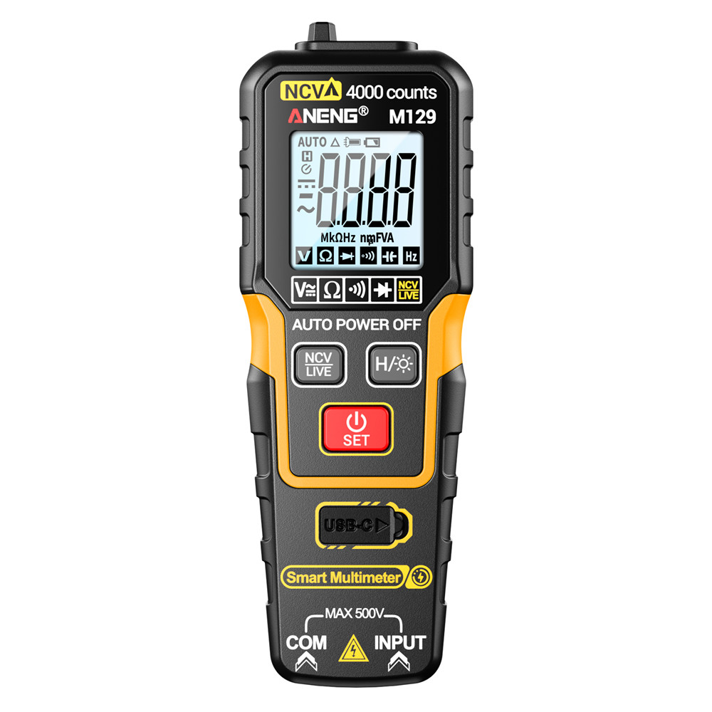Useful Diy Electronics - ANENG M129 Multimeter Digital 4000 Counts