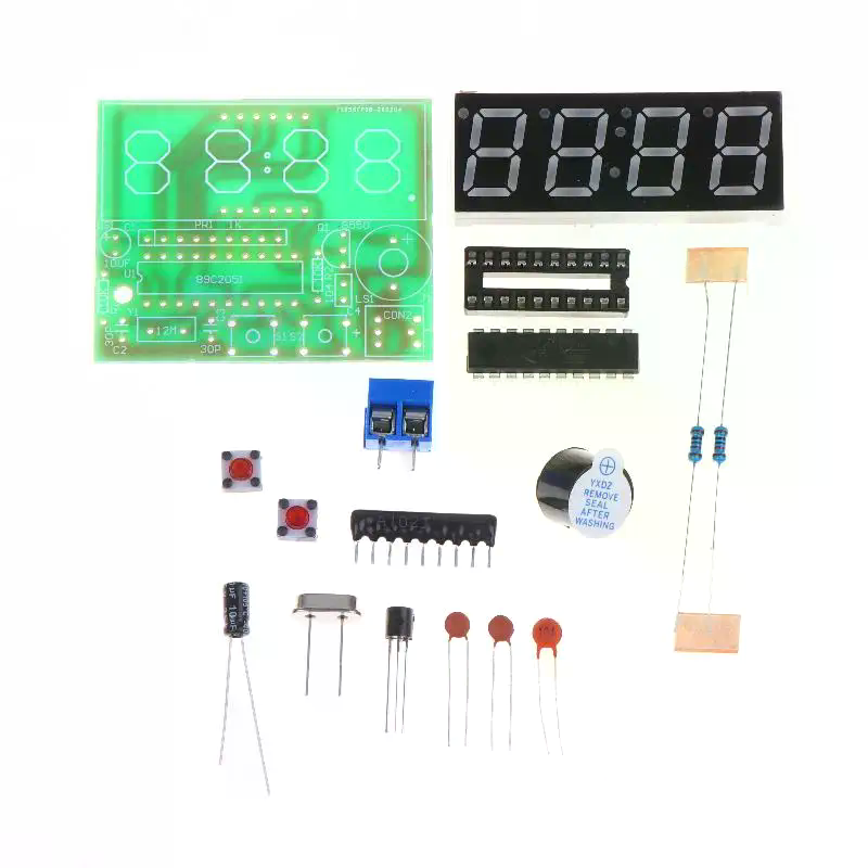 Diy Electronics Workshop - Kit Jam LED Digital DIY 4
