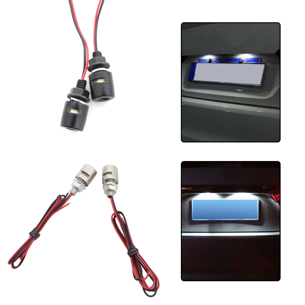 Diy Lamp Electronics - Lampu plat nomor Motor Mobil Universal,