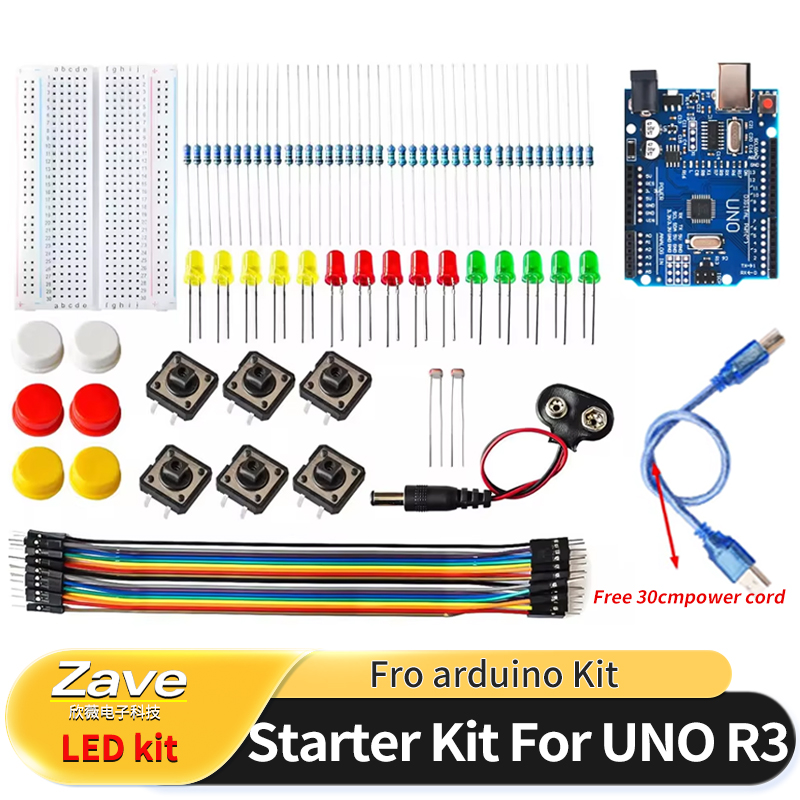 Diy Electronics Breadboard - Kit Pemula Elektronik Pintar untuk tombol