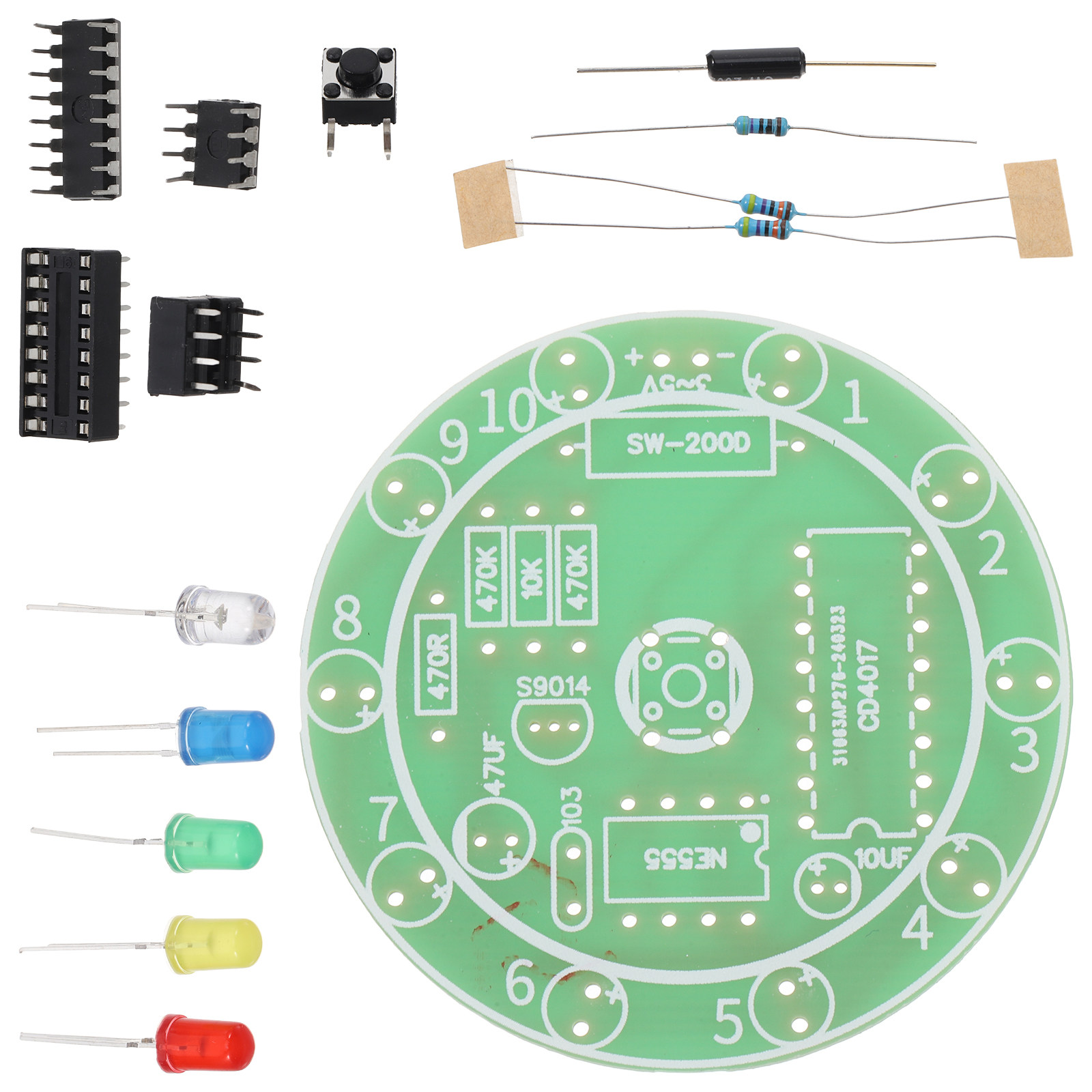 Diy Electronics Kits For Beginners - Kit Penyolderan Elektronik DIY Papan Latihan