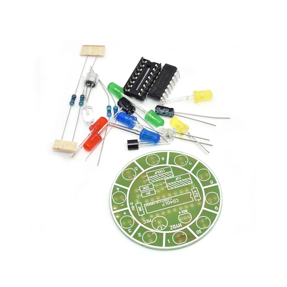 CD4017 Warna-warni Kontrol Sua - Diy Electronics News ulasan dan harga