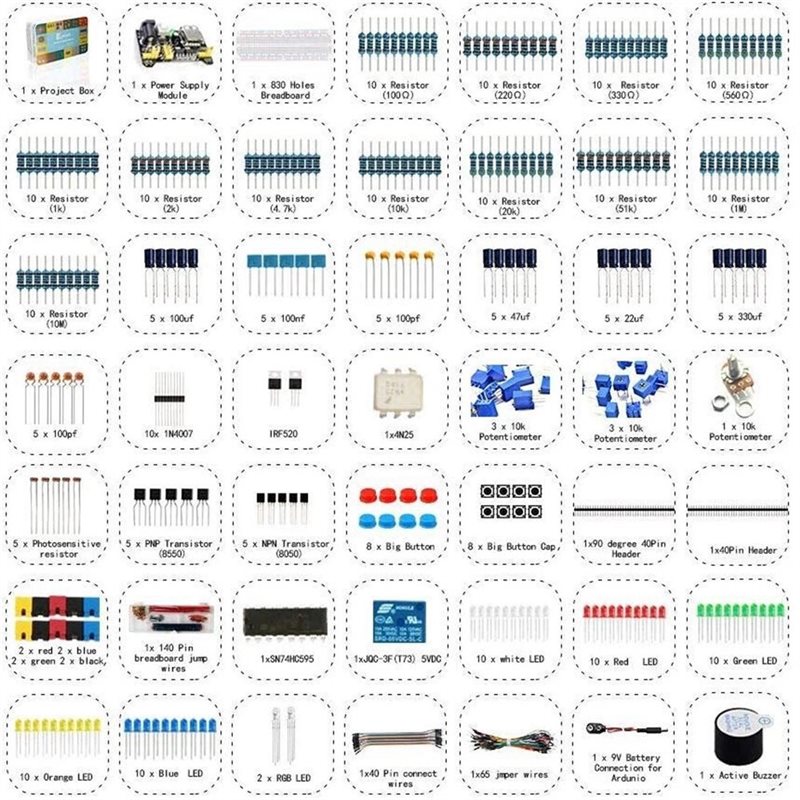 Desain Baru~ Kit Komponen Elek - Diy Electronics Components ulasan dan harga