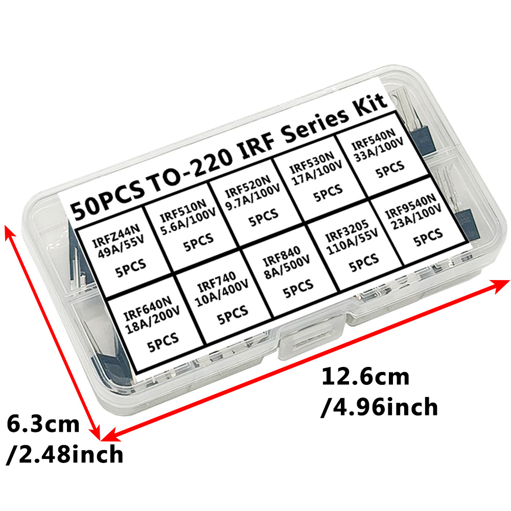 50 Buah Kit Seri IRF TO-220 IR - Mosfet Transistor Set ulasan dan harga