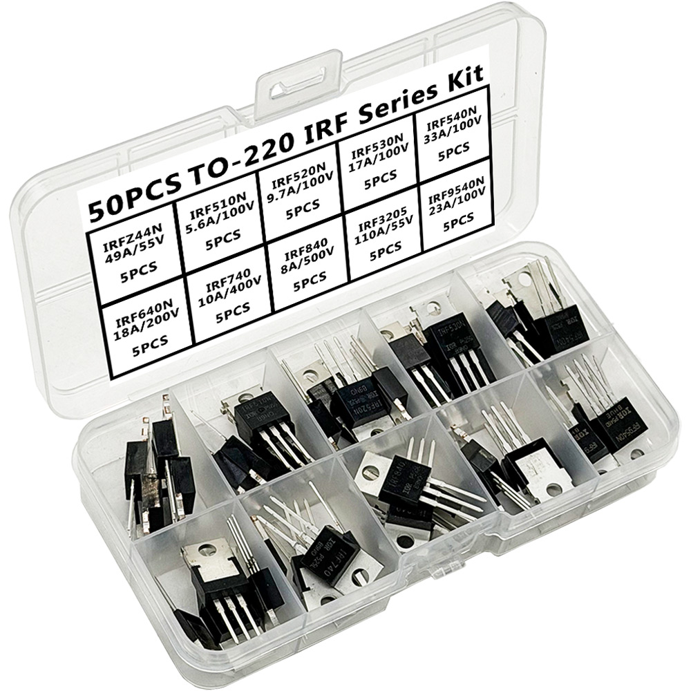 50 Buah Kit Seri IRF TO-220 IR - Mosfet Transistor Set ulasan dan harga