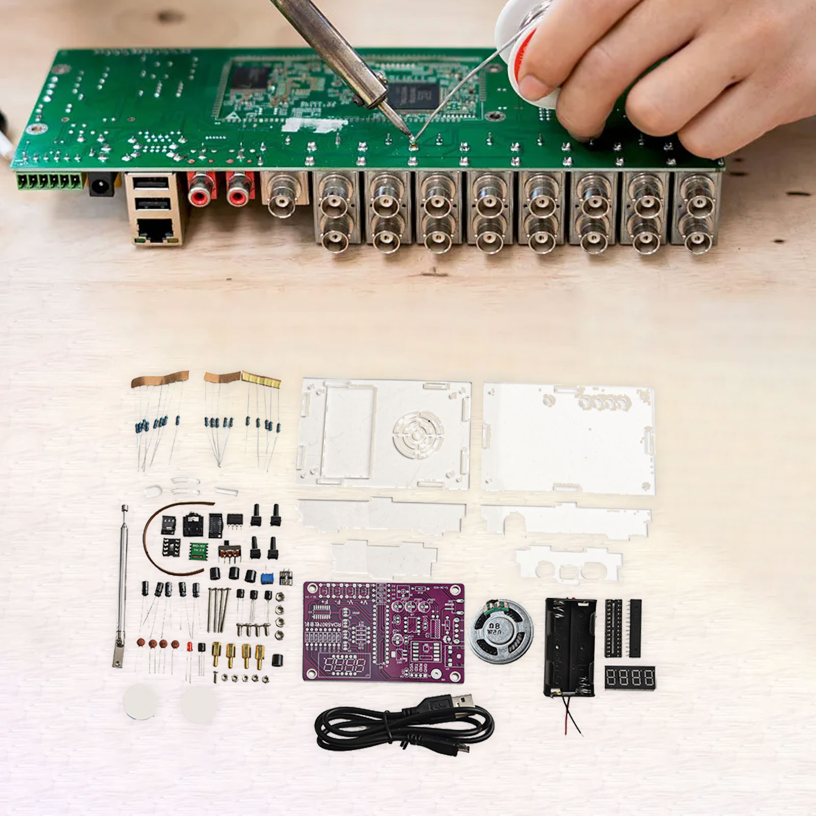 Untuk Radio FM DIY Kit Solderi - Diy Electronics Kits For Beginners ulasan dan harga