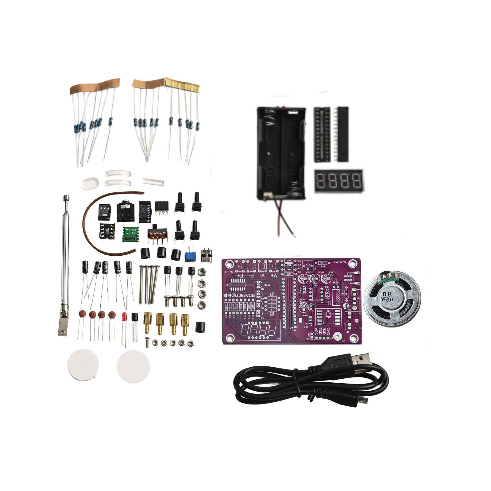 Untuk Radio FM DIY Kit Solderi - Diy Electronics Kits For Beginners ulasan dan harga