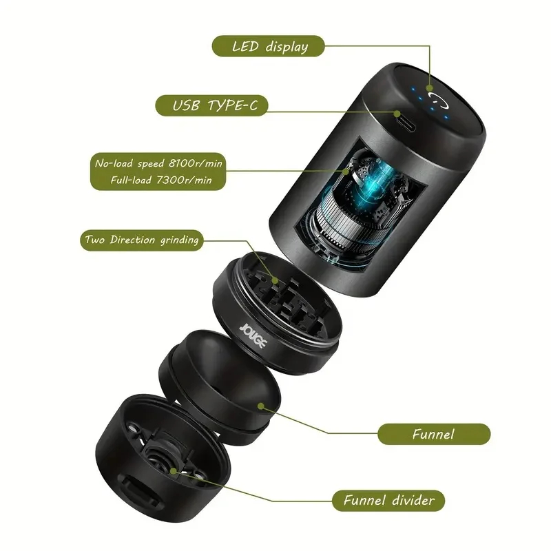 MOONSHADE penggiling tembakau  - Useful Diy Electronics ulasan dan harga