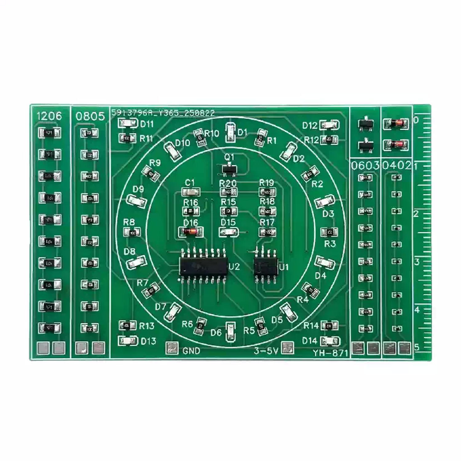 CD4017 Kit Lampu Led Berjalan  - Diy Electronics Kits For Beginners ulasan dan harga