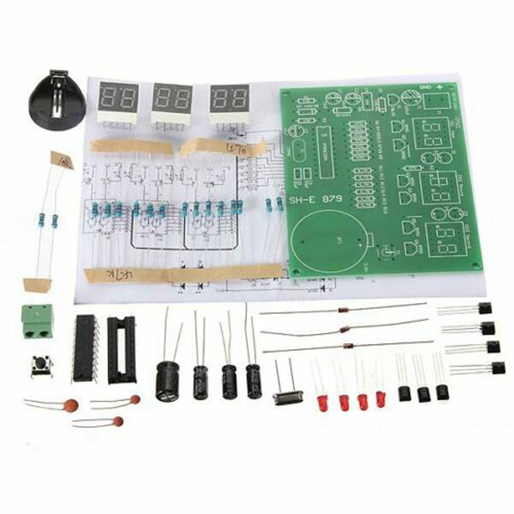 【PUBLICITY】3 Set AT89C2051 6 T - Diy Electronics Flux ulasan dan harga