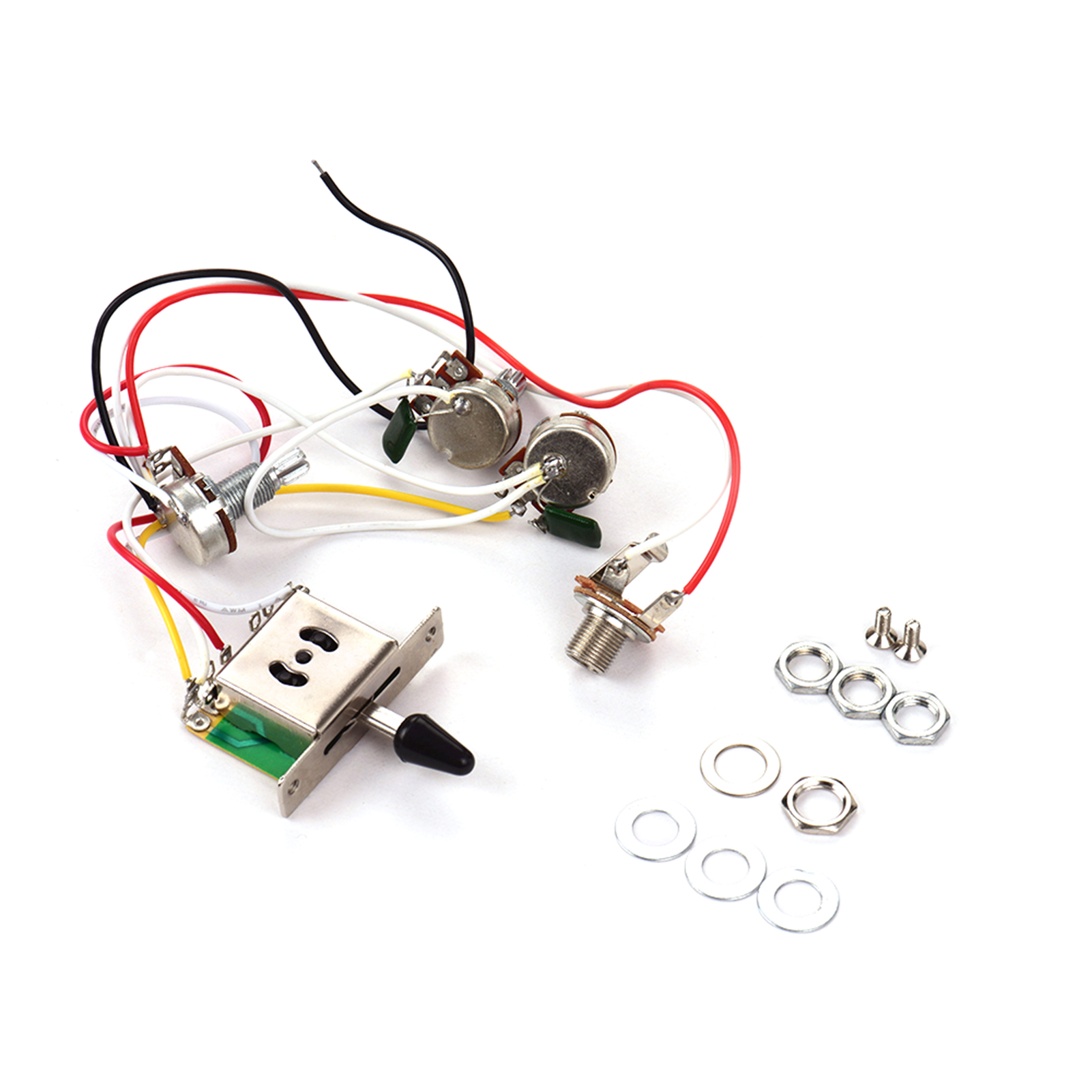 Gitar elektrik rangkaian kabel - Diy Guitar Electronics Kit ulasan dan harga
