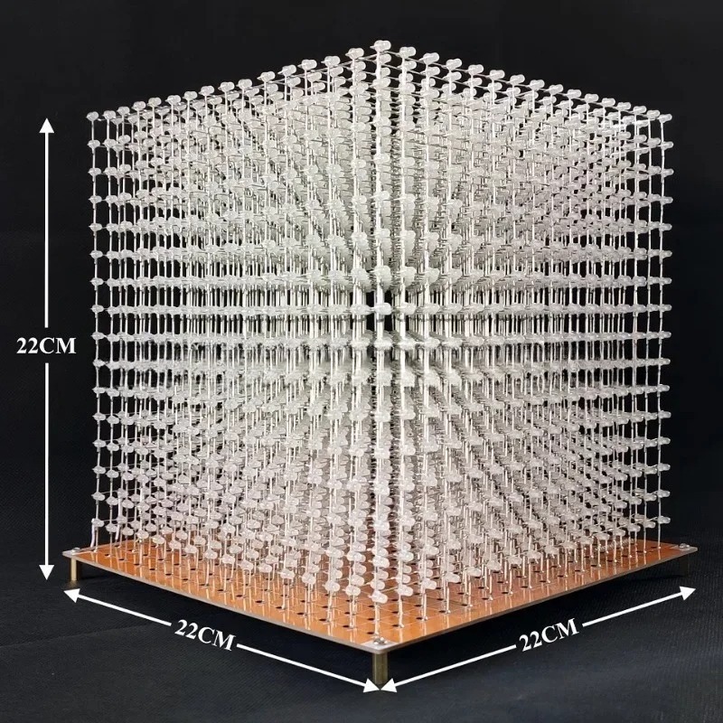 3 D16mini Light Cube Kit 16x16 - Diy Electronic ulasan dan harga