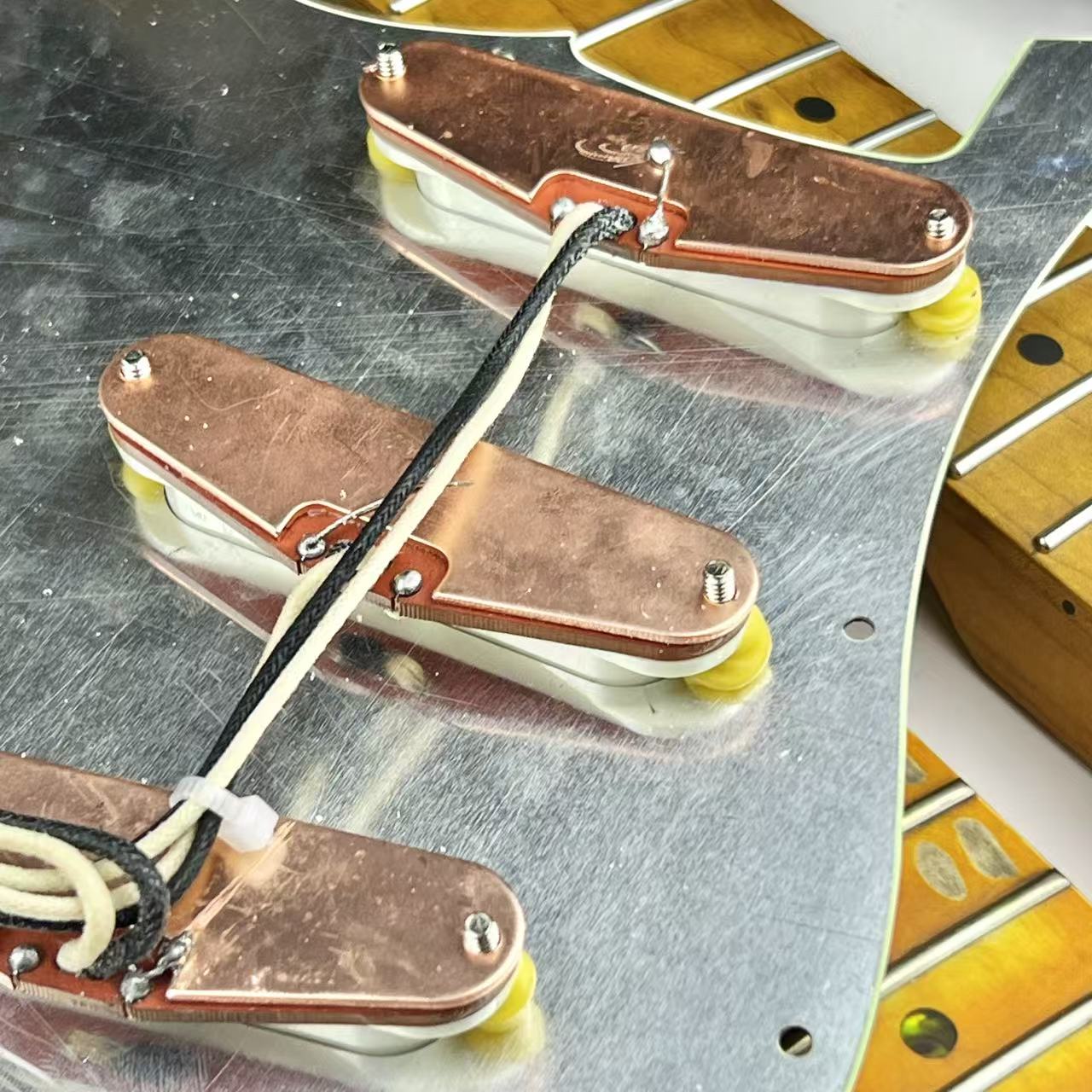Kit Pickguard Gitar DIY ST SSS - Diy Guitar Electronics Kit ulasan dan harga