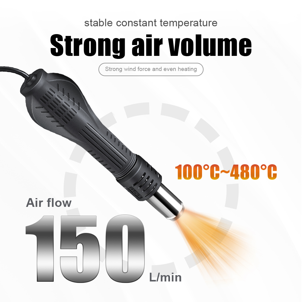2 In 1 750W Pistol Udara Panas - Useful Diy Electronics ulasan dan harga