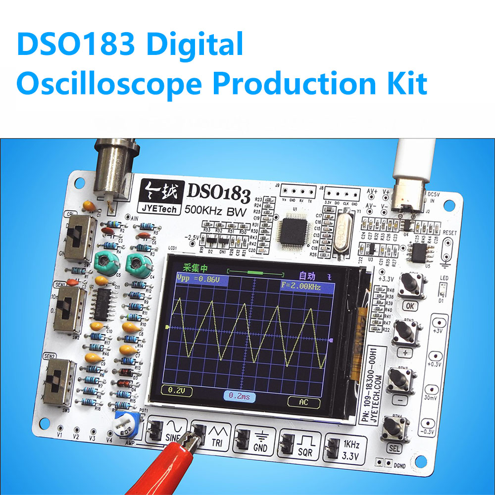 DC 5V DSO183 Osiloskop Digital - Diy Electronics Kits For Beginners ulasan dan harga
