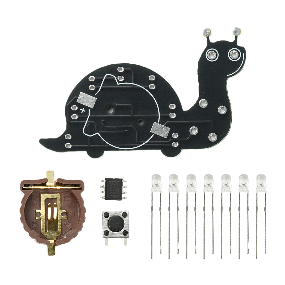 Lampu LED Snail Flowing Light  - Diy Electronics Kits For Beginners ulasan dan harga