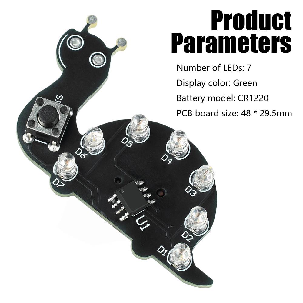 Lampu LED Snail Flowing Light  - Diy Electronics Kits For Beginners ulasan dan harga