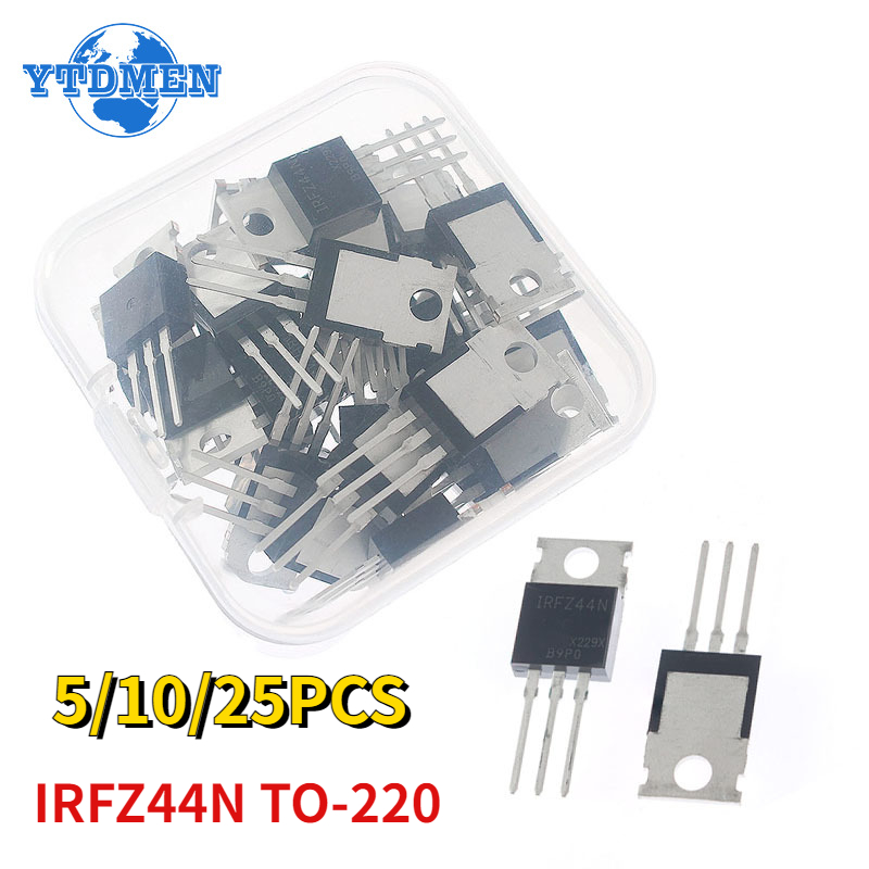 5-25pcs IRFZ44N TO220 Kit TO-2 - Mosfet Transistor Set ulasan dan harga