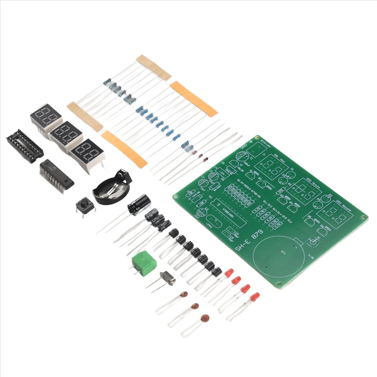 A003 AT89C2051 6 Layar LED Dig - Diy Electronics Flux ulasan dan harga