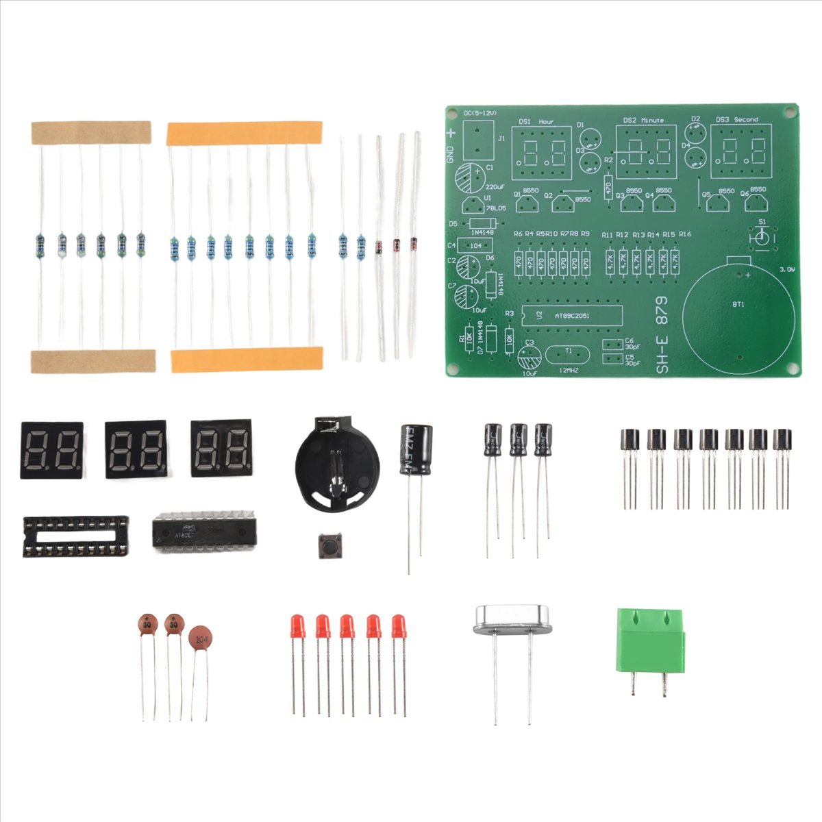 A003 AT89C2051 6 Layar LED Dig - Diy Electronics Flux ulasan dan harga