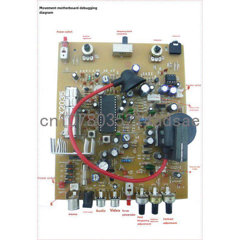 Kit/Paket Mainboard TV Hitam P - Diy Electronics Projects ulasan dan harga