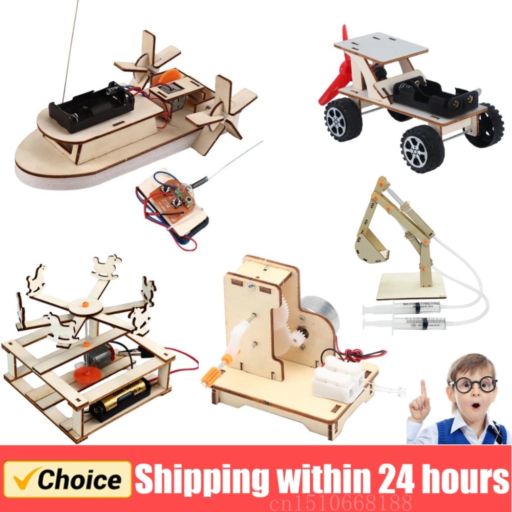 Model perahu DIY mainan sains  - Diy Electronics For Kids ulasan dan harga
