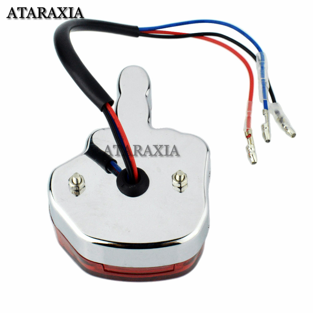 Lampu belakang LED sepeda moto - Diy Lamp Electronics ulasan dan harga