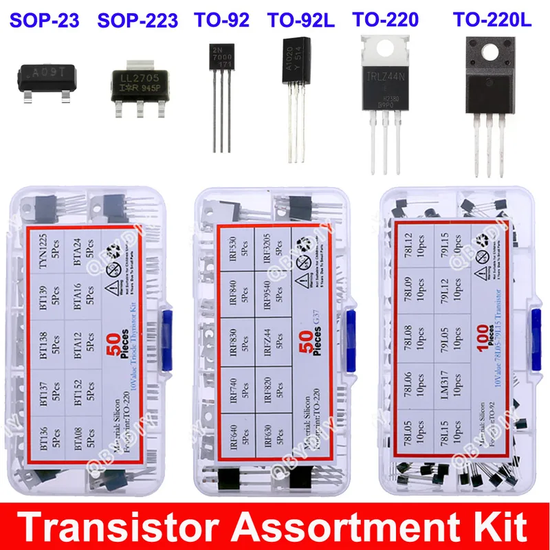 DIP SMD set aneka Chip Transis - Mosfet Transistor Set ulasan dan harga