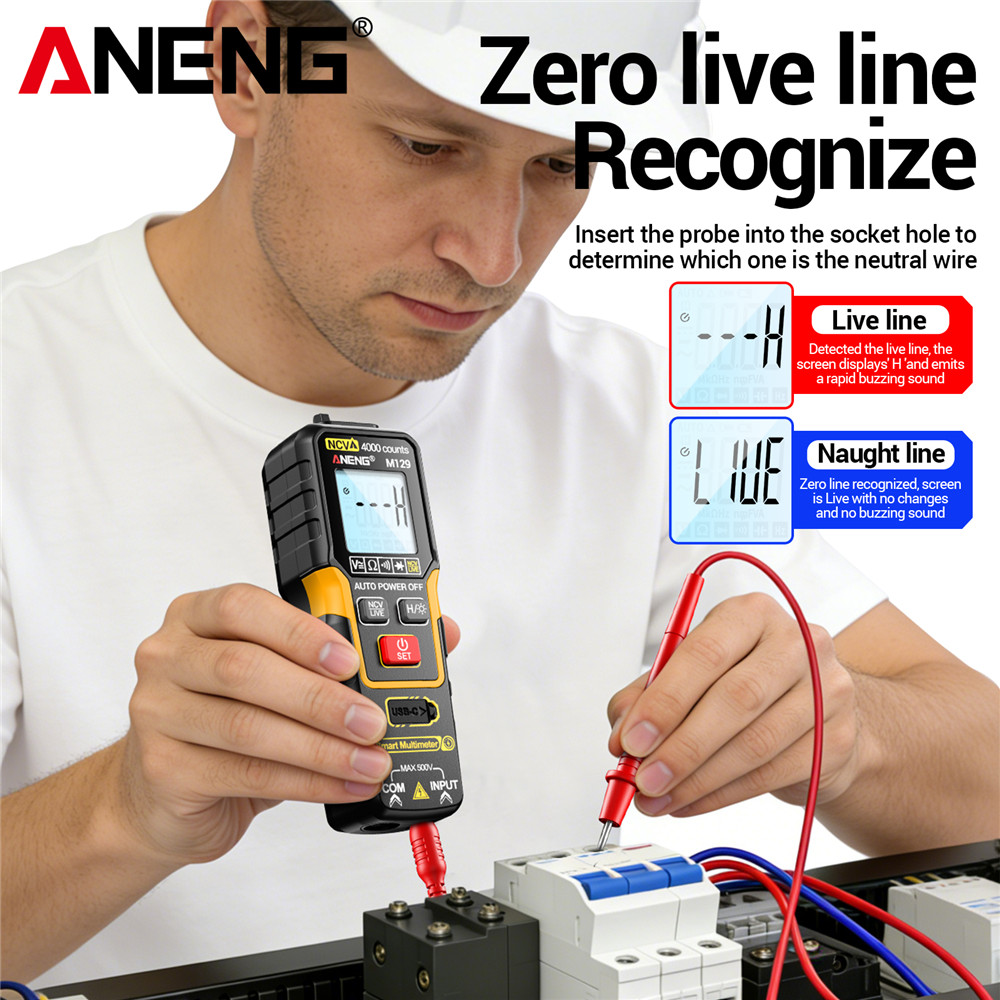 ANENG M129 Multimeter Digital  - Useful Diy Electronics ulasan dan harga