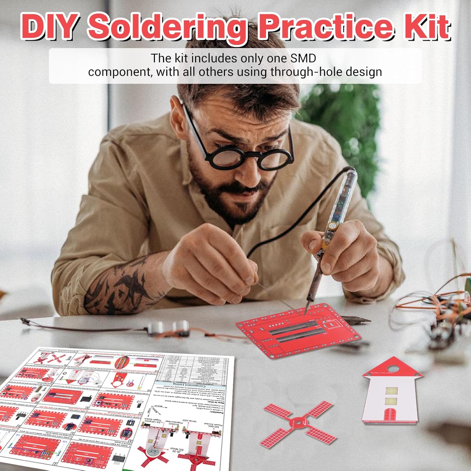 Proyek Latihan Penyolderan Kit - Diy Electronics Kits For Beginners ulasan dan harga