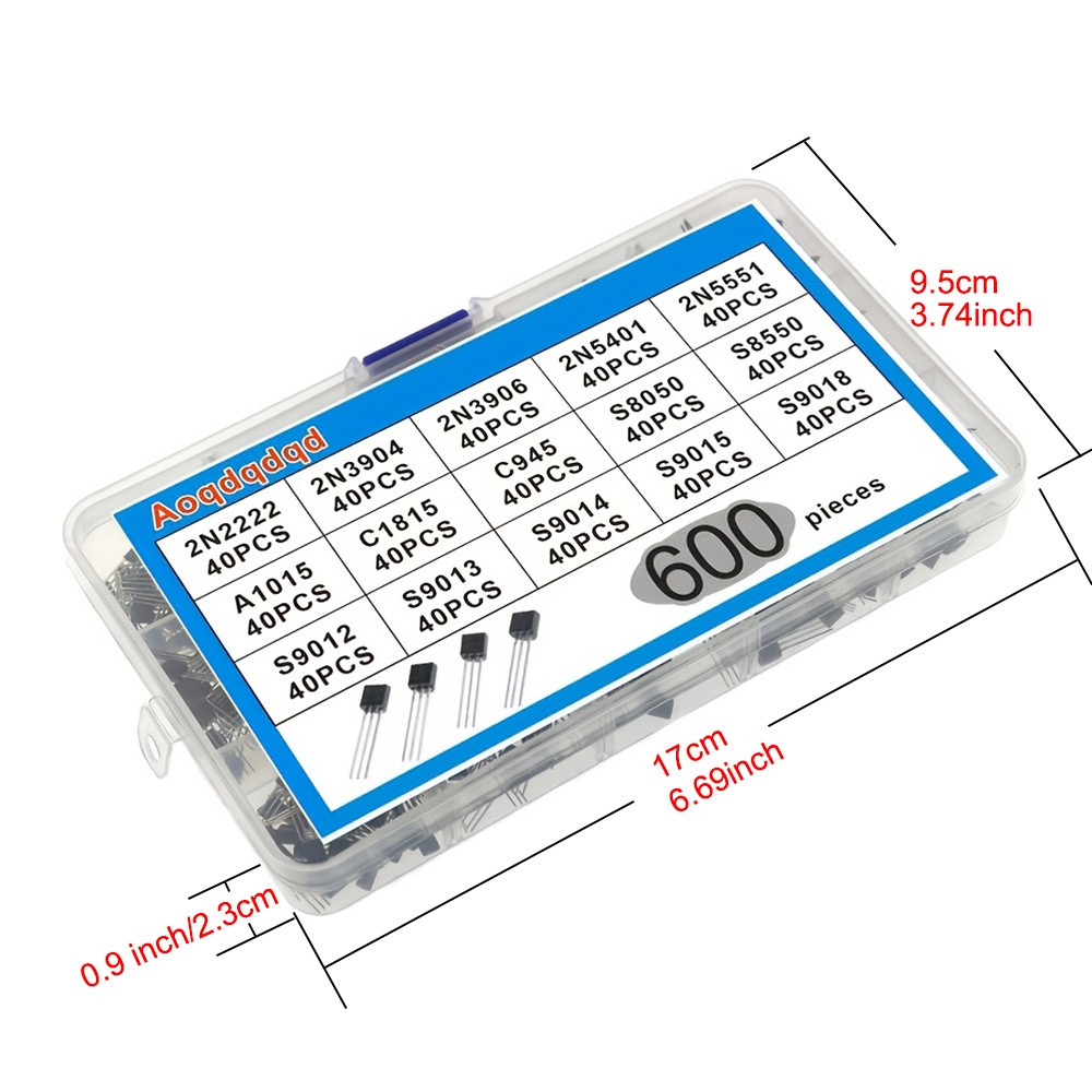 600pcs Kit Transistor A1015 C1 - Mosfet Transistor Set ulasan dan harga