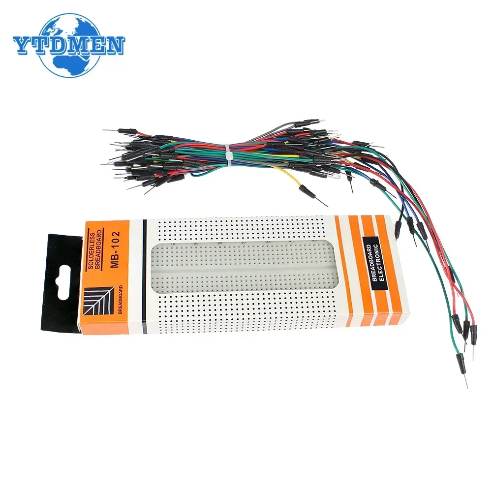 MB-102 Breadboard 400 830 poin - Diy Electronics Breadboard ulasan dan harga