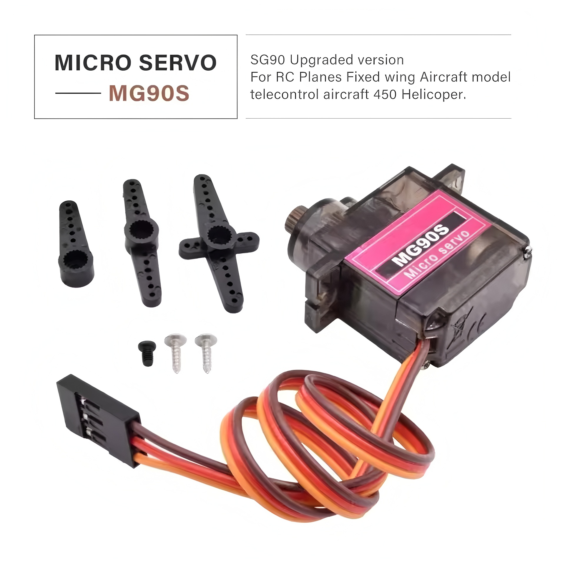 4/5/10/20 Buah MG90S Motor Ser - Servo Motor Sg90 ulasan dan harga
