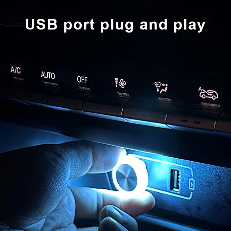 Lampu Sekitar USB Mobil Portab - Diy Lamp Electronics ulasan dan harga