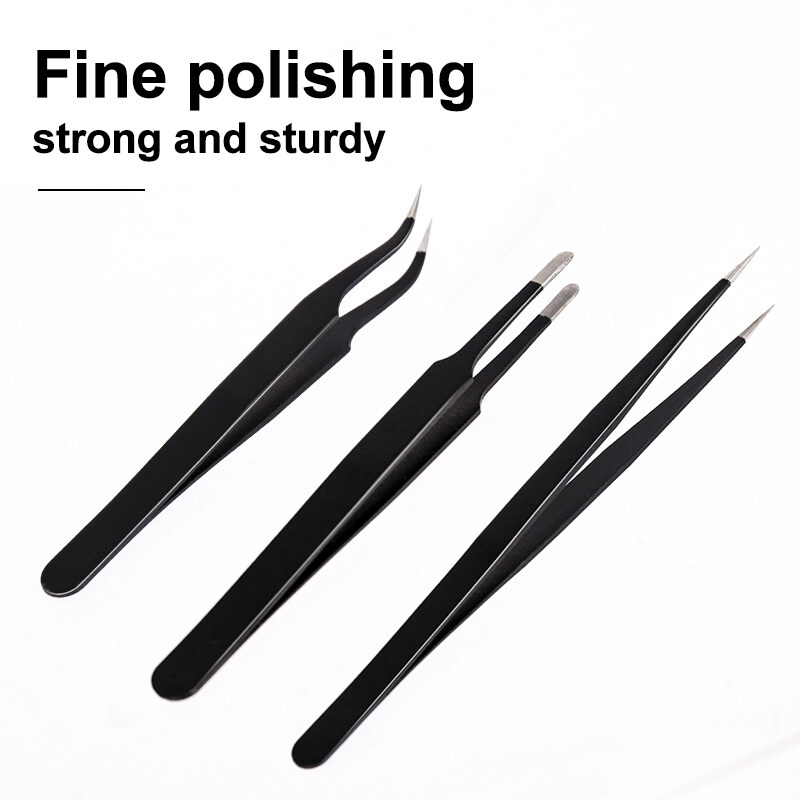 Deli 3 buah Set Pinset Baja ta - Soldering Iron Kit ulasan dan harga