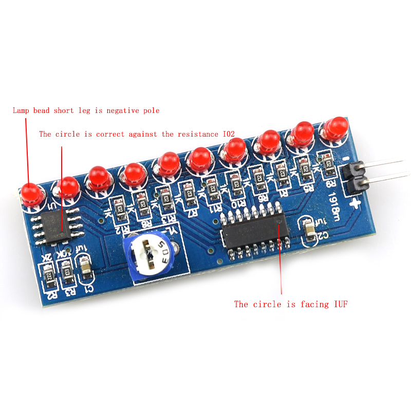 NE555 + CD4017 Kit DIY rangkai - Diy Electronics News ulasan dan harga