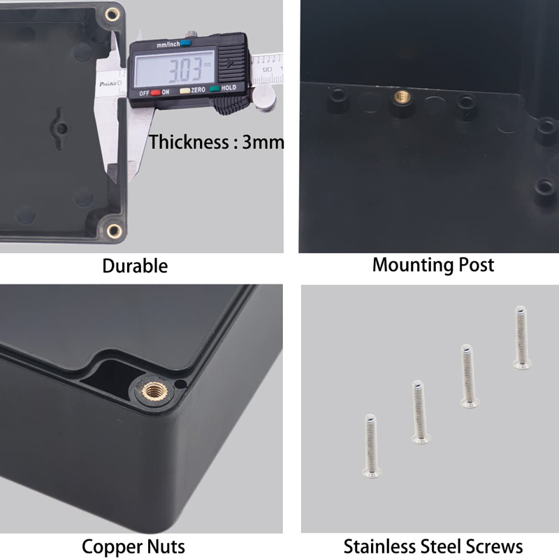 Kotak sambungan listrik plasti - Diy Electronics Projects ulasan dan harga